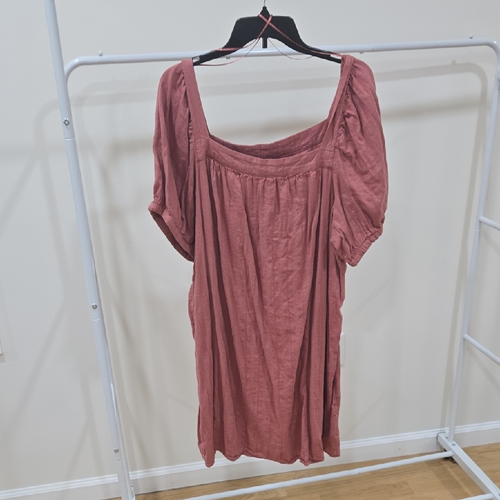 Old Navy Dusty Rose Midi Dress